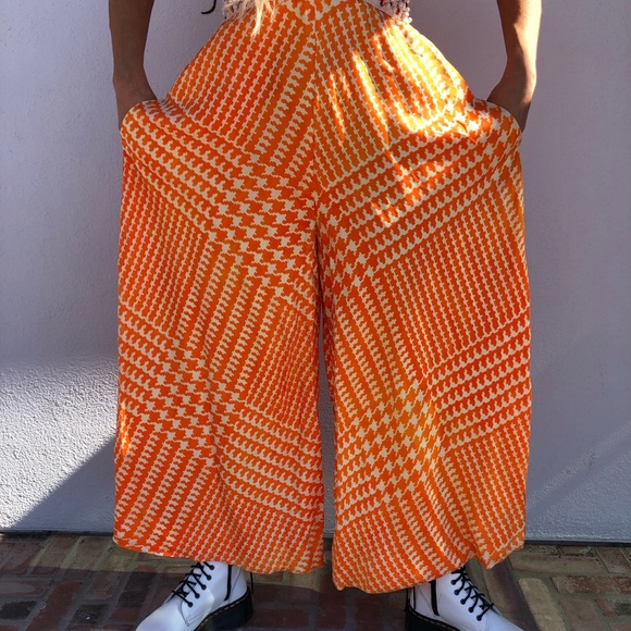 🔺SOLD🔺Vintage palazzo pant 60s jumpsuit - Picture 2 of 7